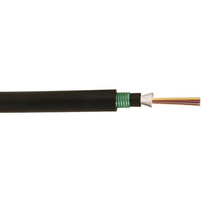 RS PRO OM3 Multi Mode Fibre Optic Cable Unterminated to Unterminated 12 Core 8.5mm 250m