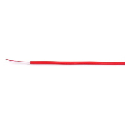 RS PRO 1 Pairs 100m 2 Core Telephone Cable SYS, None Flame Retardant, 20 AWG Red Sheath 200 V