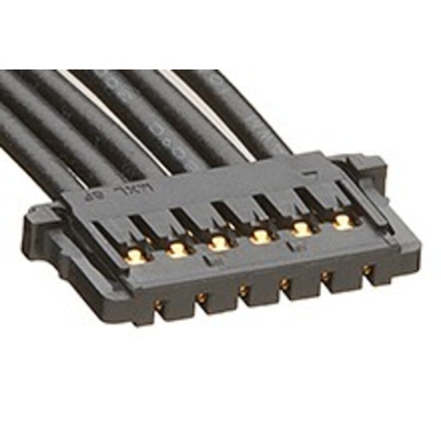 Molex 6 Way Female Pico-Lock to 6 Way Female Pico-Lock Wire to Board Cable, 450mm