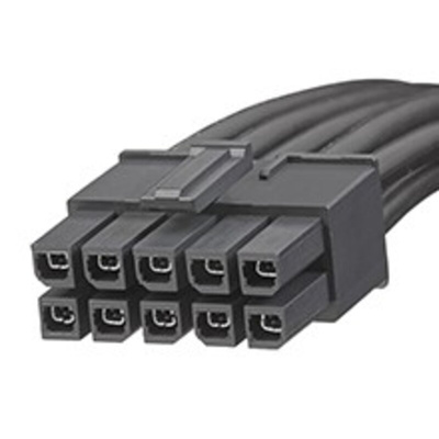 Molex 10 Way Female Mega-Fit to 10 Way Female Mega-Fit Wire to Board Cable, 1m