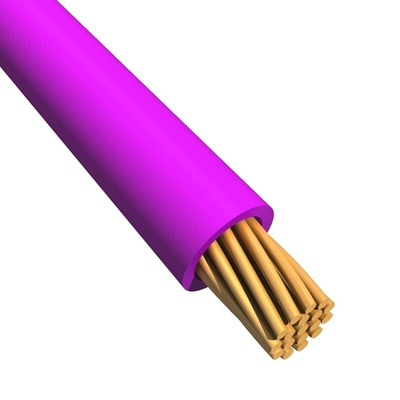 RS PRO Purple Tri-rated Cable, 0.5 mm² CSA, 1 kV dc, 600 V ac, 11 A, 100m