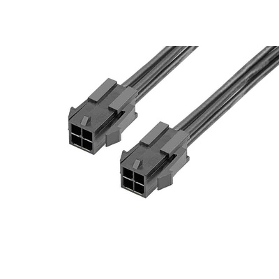Molex 4 Way Male Micro-Fit 3.0 to 4 Way Male Micro-Fit 3.0 Wire to Board Cable, 300mm