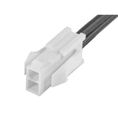 Molex 2 Way Male Mini-Fit Jr. Unterminated Wire to Board Cable, 300mm