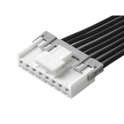 Molex 8 Way Female Mini-Lock to 8 Way Female Mini-Lock Wire to Board Cable, 300mm