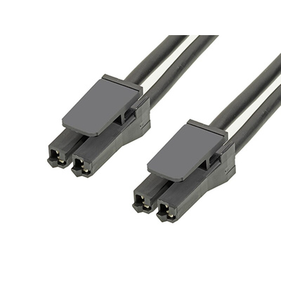 Molex 2 Way Female Super Sabre to 2 Way Female Super Sabre Wire to Board Cable, 300mm