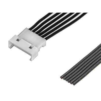 Molex 6 Way Male PicoBlade Unterminated Wire to Board Cable, 300mm