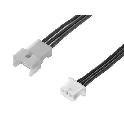 Molex 3 Way Female PicoBlade to 3 Way Male PicoBlade Wire to Board Cable, 75mm