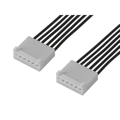 Molex 6 Way Female KK 254 to 6 Way Female KK 254 Wire to Board Cable, 300mm