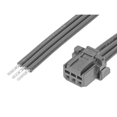 Molex 3 Way Female Micro-One Unterminated Wire to Board Cable