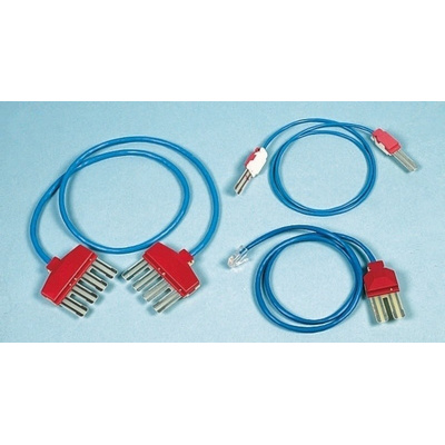 Decelect Forgos Grey 2m Telephone Extension Cable Male BCS to Male BCS Unshielded Twisted Pair (UTP)