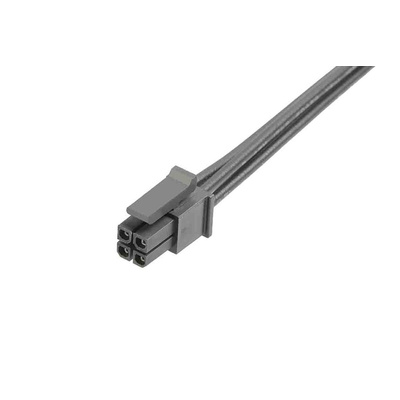 Molex 4 Way Female Micro-Fit 3.0 Unterminated Wire to Board Cable, 600mm