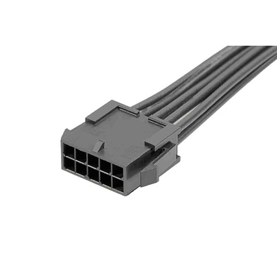 Molex 10 Way Male Micro-Fit 3.0 Unterminated Wire to Board Cable, 300mm