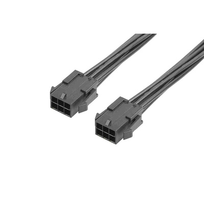 Molex 6 Way Male Micro-Fit 3.0 to 6 Way Male Micro-Fit 3.0 Wire to Board Cable, 600mm