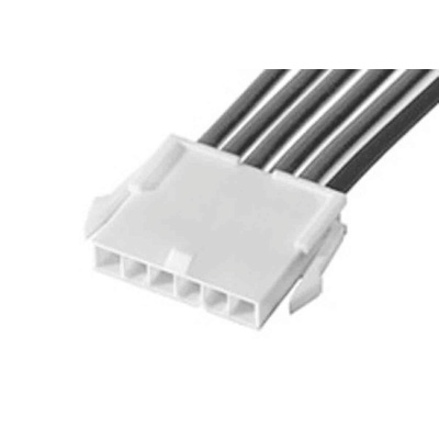 Molex 1 Way Female Mini-Fit Jr. to 1 Way Female Mini-Fit Jr. Wire to Board Cable, 150mm