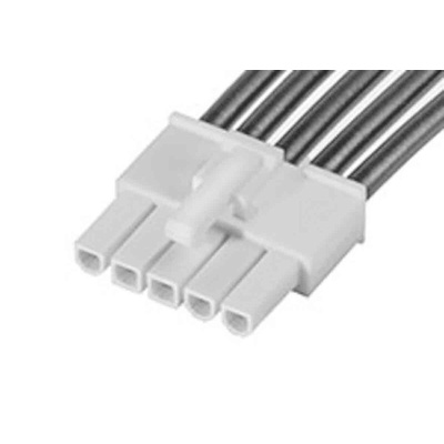 Molex 1 Way Female Mini-Fit Jr. to 1 Way Female Mini-Fit Jr. Wire to Board Cable, 600mm