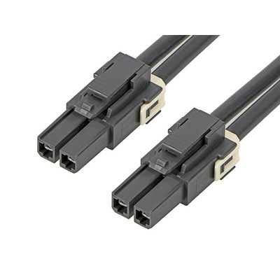 Molex 2 Way Female Mega-Fit to 2 Way Female Mega-Fit Wire to Board Cable, 600mm