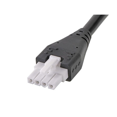 Molex 4 Way Female Mini-Fit Jr. Unterminated Wire to Board Cable, 2m