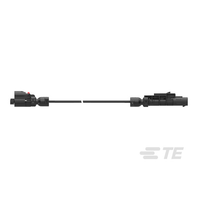 TE Connectivity 1 Way Male to 2 Way Male F Type Cable assembly, 5m