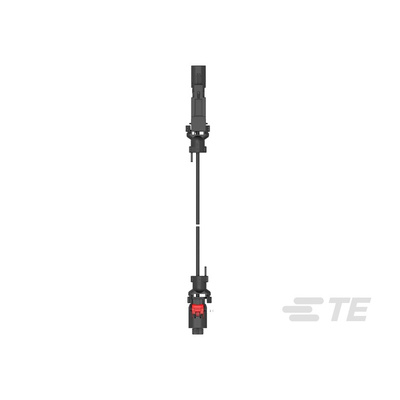 TE Connectivity 1 Way Male to 2 Way Male F Type Cable assembly, 5m