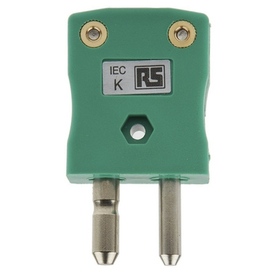 RS PRO IEC Thermocouple Connector for use with Type K Thermocouple Type K, Standard