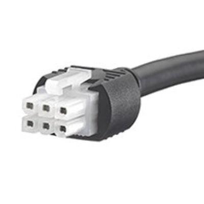 Molex 6 Way Female Mini-Fit Jr. to 6 Way Female Mini-Fit Jr. Wire to Board Cable, 2m