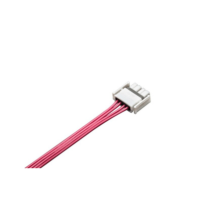 Amphenol Industrial 4 Way Male SSL 1.2 Unterminated Wire to Board Cable, 400mm
