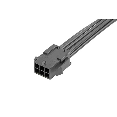 Molex 6 Way Male Micro-Fit 3.0 to 6 Way Male Micro-Fit 3.0 Wire to Board Cable, 150mm