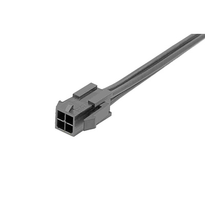 Molex 4 Way Male Micro-Fit 3.0 Unterminated Wire to Board Cable, 300mm