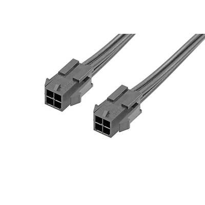 Molex 4 Way Male Micro-Fit 3.0 Unterminated Wire to Board Cable, 300mm