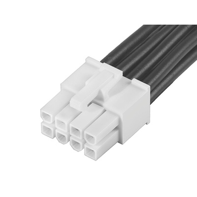 Molex 8 Way Female Mini-Fit Jr. to 8 Way Female Mini-Fit Jr. Wire to Board Cable, 300mm