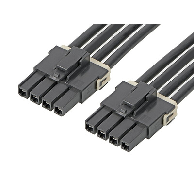 Molex 4 Way Female Mega-Fit to 4 Way Female Mega-Fit Wire to Board Cable, 150mm