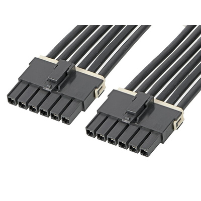 Molex 2 Way Female Mega-Fit Unterminated Wire to Board Cable, 150mm