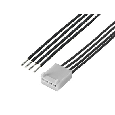 Molex 4 Way Female KK 254 Unterminated Wire to Board Cable, 300mm