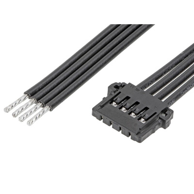 Molex 4 Way Female Pico-Lock Unterminated Wire to Board Cable