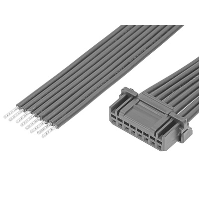 Molex 8 Way Female Micro-One Unterminated Wire to Board Cable