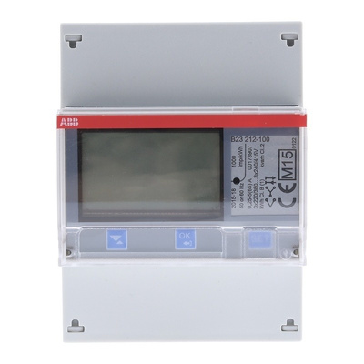 ABB B23 3 Phase LCD Digital Power Meter with Pulse Output