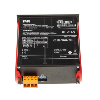 PR Electronics 5531A , LCD Digital Panel Multi-Function Meter, 44.5mm x 91.5mm