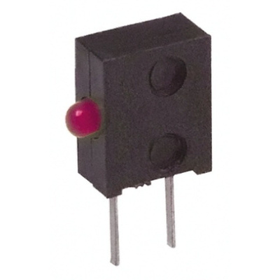 Broadcom HLMP-7000-D0010, Red Right Angle PCB LED Indicator, Through Hole 3 V