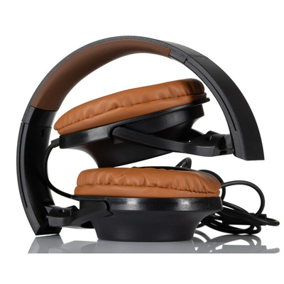 RS PRO Black Wired Over Ear Headset