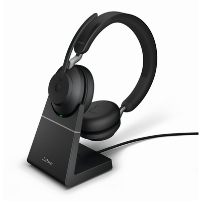 Jabra Evolve2 65 Black Wireless Bluetooth On Ear Headset