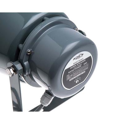 RS PRO 15W Grey Horn Speaker, 250 Hz → 16 kHz, IP66