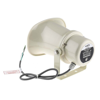 RS PRO 10W Beige Horn Speaker, 315 Hz → 12.5 kHz, IP66