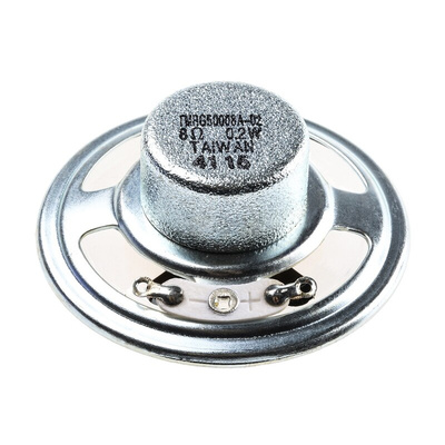 RS PRO 50mm dia 200mW nom Speaker Driver, 8Ω