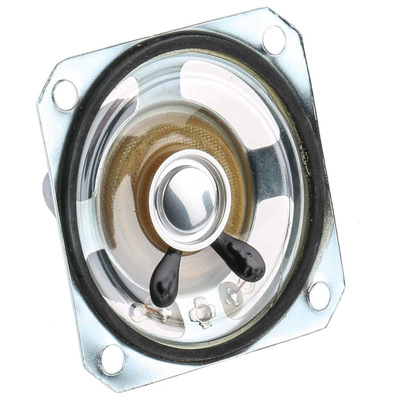 RS PRO 50mm dia 1W nom Speaker Driver, 8Ω