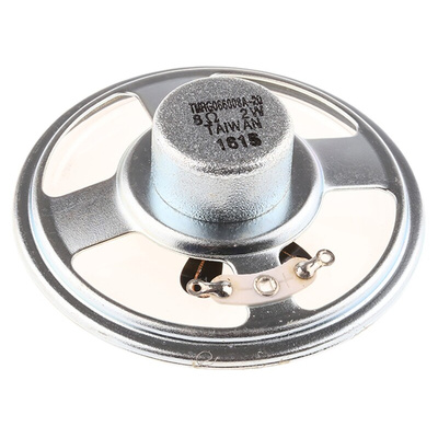 RS PRO 66mm dia 2W nom Speaker Driver, 8Ω