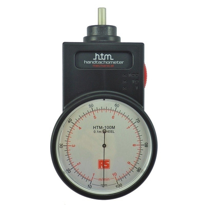 RS PRO Tachometer, Best Accuracy ±0.5 % Contact Dial 10000rpm