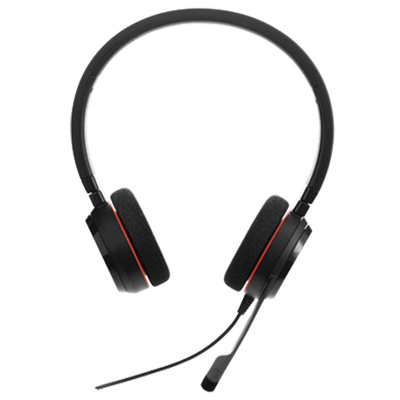 Jabra Evolve 20 Black Wired USB A On Ear Headset