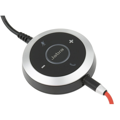 Jabra Evolve 40 Black Wired USB A On Ear Headset