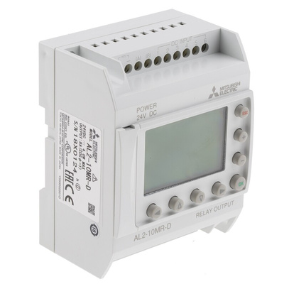 Mitsubishi Electric Alpha 2 Series Logic Module, 24 V dc Supply, Relay Output, 6-Input, Digital Input