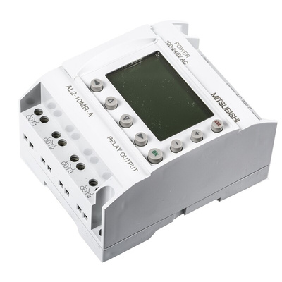 Mitsubishi Alpha 2 Series Logic Module, 100 → 240 V ac Supply, Relay Output, 6-Input, Digital Input